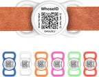 QR Code Dog Tag with NFC, Personalized Pet ID Tag, Silicone Dog ID Tag, Modifiable Pet Online Profile, Multiple Emergency Contact, Scan QR Code Send GPS Location Email (Small, Black&White) - Image 14