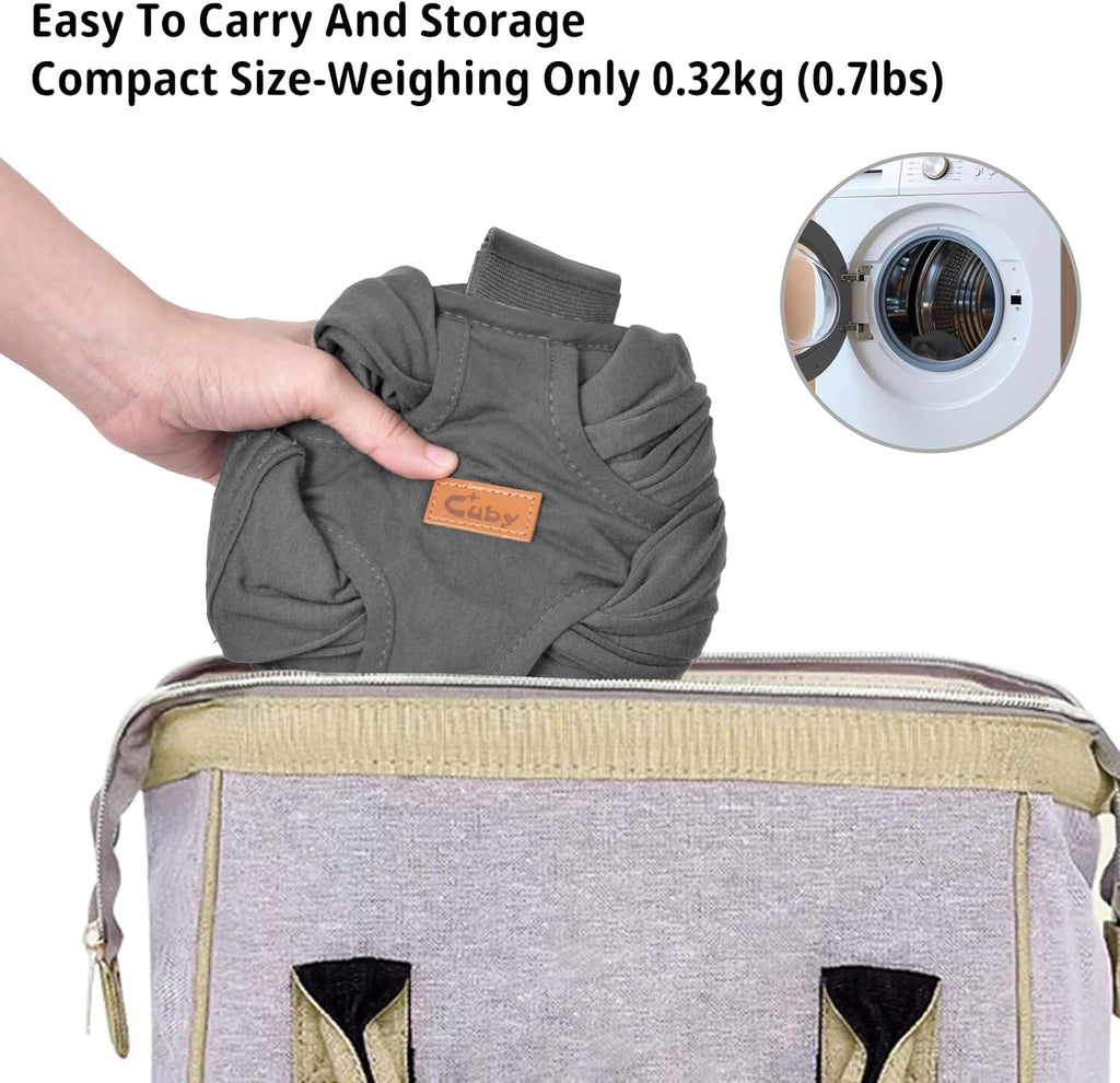 Soft cotton puppy sling for chest carrying