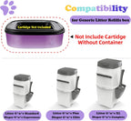 Universal blue replacement film liners for standard pet disposal systems