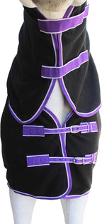 Challenger 4391N horse exercise blanket adjustable front buckles close up