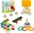 YUESUO bird training toy set front view showing all included pieces