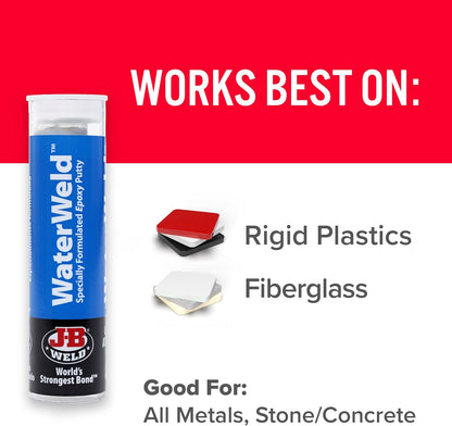 J-B Weld 8277 WaterWeld Epoxy Putty Stick - 2 oz. - Image 7