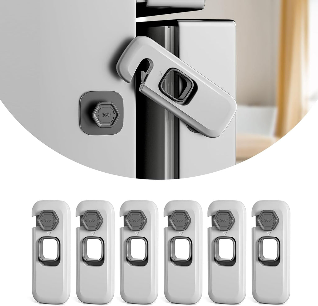 4our Kiddies child proof refrigerator locks 6 pack set