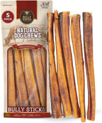 Odor free long lasting premium dog chews displaying the consistent size of the jumbo twelve inch sticks
