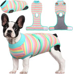 Kuoser Recovery Suit for Dogs Cats After Surgery, Professional Pet Recovery Shirt Dog Abdominal Wounds Bandages, Substitute E-Collar & Cone,Prevent Licking Dog Onesies Pet Surgery Recovery Suit - Image 12