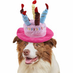 Cute Pet Party Hat for Dogs&Cats - Soft Fluffy Birthday Cap with 5 Color Candles (Blue), Adjustable Strap for Halloween,Costume&Photo Shoots,Fits Small to Large Pets,Washable&Comfortable (Blue) - Image 10