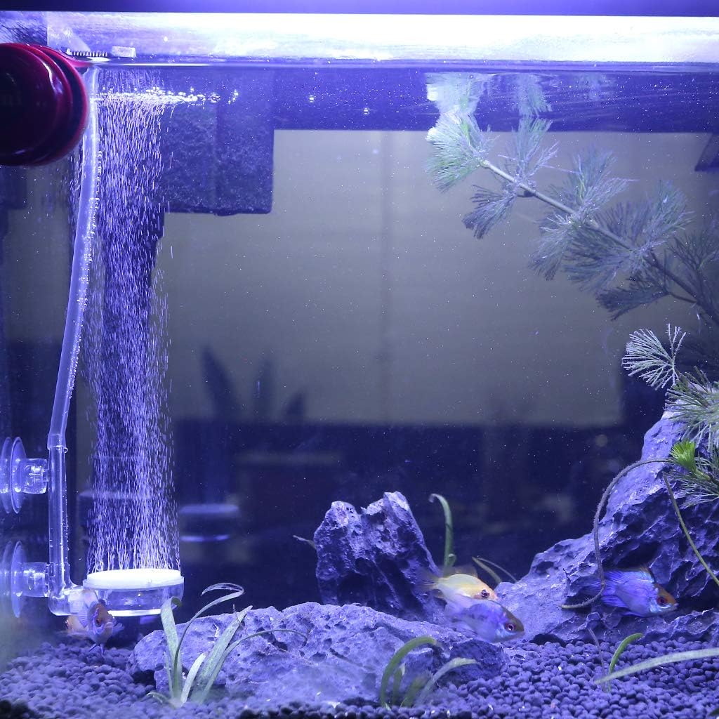 Upettools 1.4inch Aquarium Air Stone Fish Tank Nano Bubble Stone Kit with Control Valve Quiet Super-High Dissolved Oxygen Diffuser Makes Super Tiny Bubbles for Betta Fish & Small Tank - Image 9