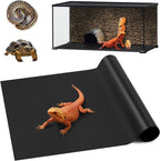 Reptile Mat 40 Gallon 1Pack 18x36, Bearded Dragon Tank Accessories, Terrarium Liner Bedding, Non-Adhesive Reptile Substrate Mat for Leopard Gecko, Snake, Lizard, Tortoise, Iguana Tank - Image 9