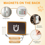 EliteSign slider tracker board highlighting the bone and paw print icons for daily schedules.