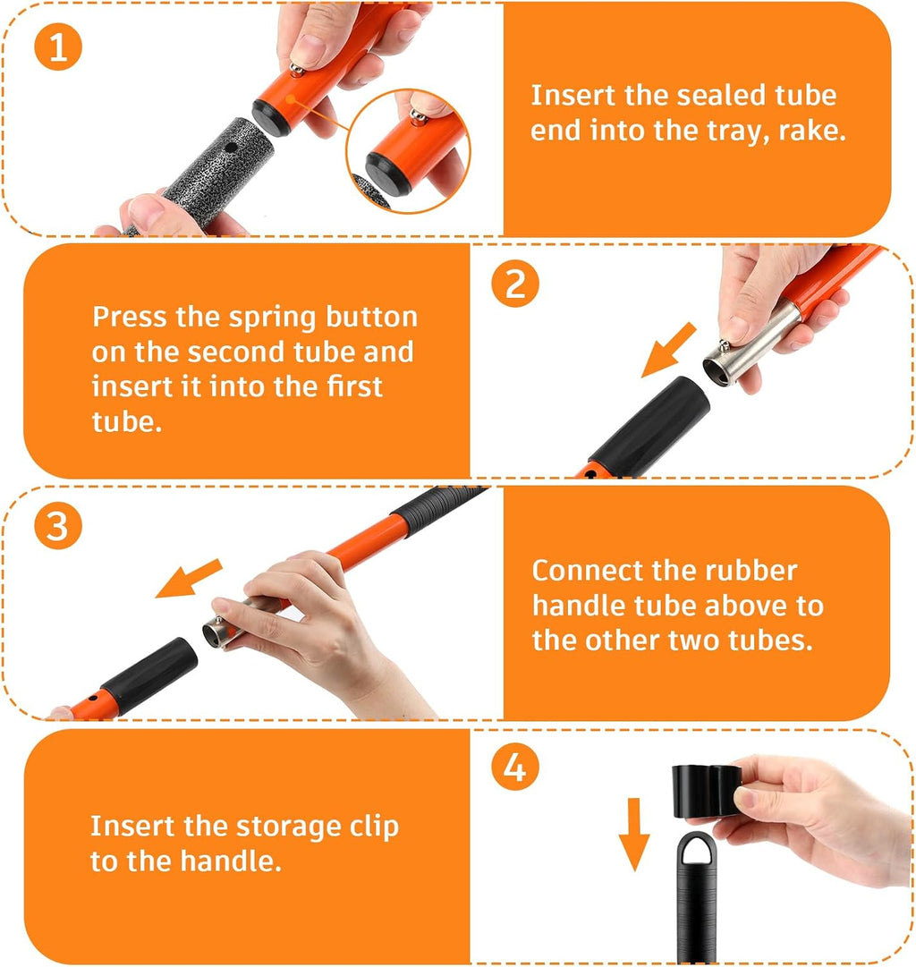 Snap lock interlocking handle assembly for medium and small dog supplies.