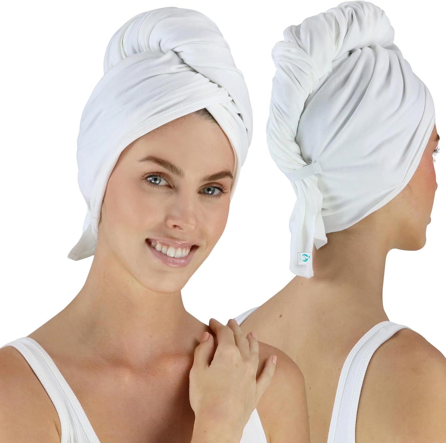 Hair RePear Anti Frizz Premium Cotton Hair Towel front view