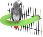 Rypet U-Shaped Large Parrot Perch, Quartz Bird Perch for Cage(Blue L) - Image 13