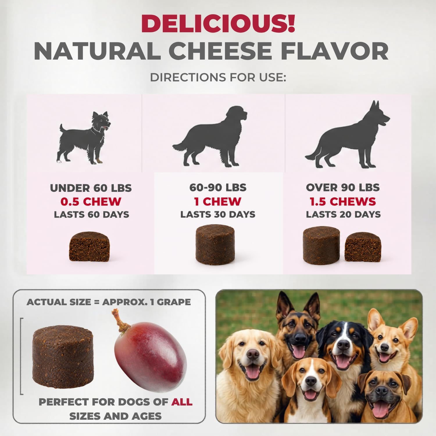Close up view of authentic pet urinary tract care soft chews