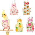 4Pcs Reusable Waterproof Bird Diaper Suit, Cute Pet Nappy Clothes for Parrot Duck Chicken Pigeon Small Pets (S) - Image 1