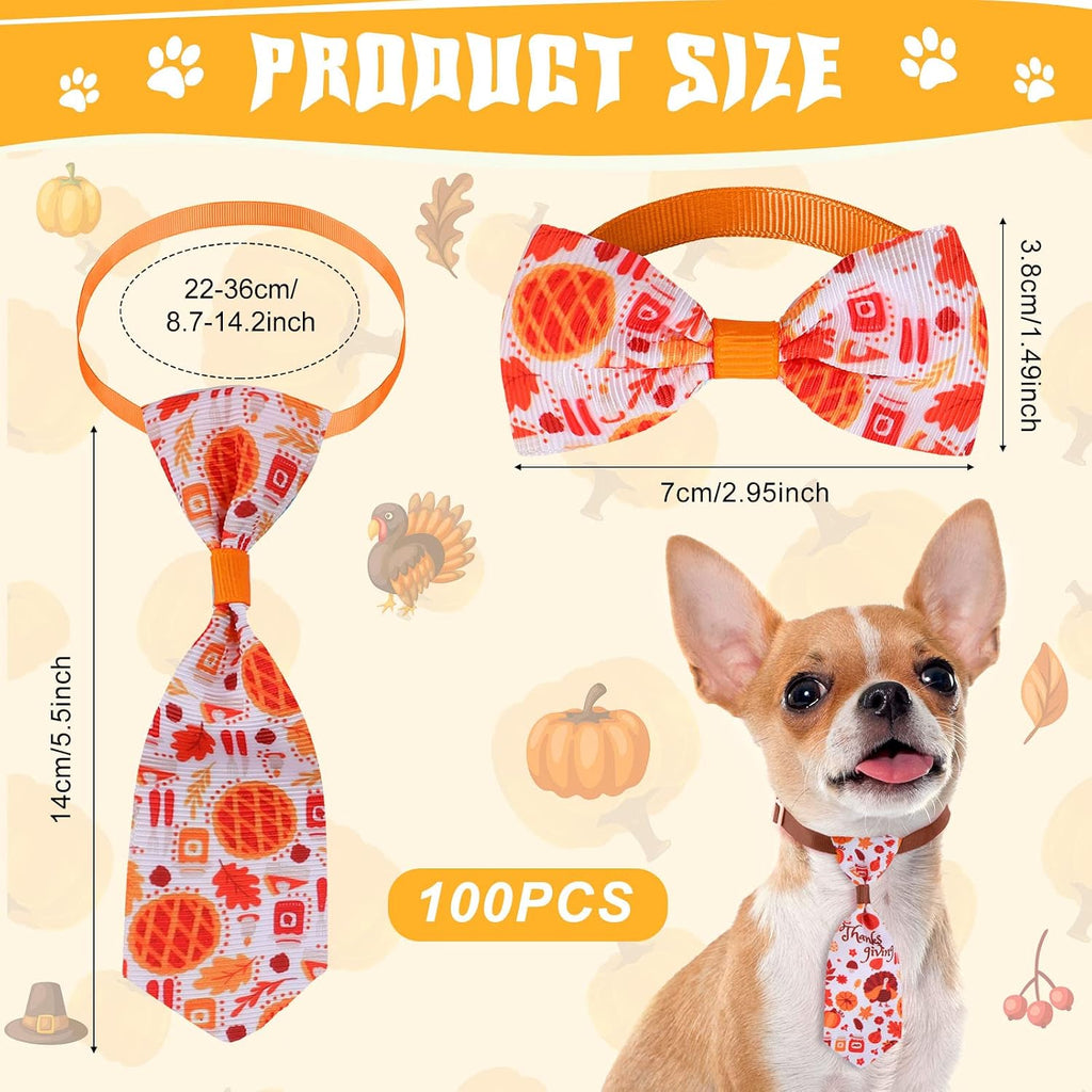 Reginary festive dog neckties and bow ties assortment for small medium pets