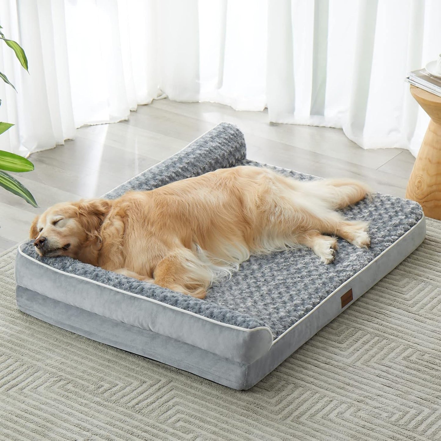 BFPETHOME Orthopedic Dog Beds for Large Dogs-Waterproof Sofa Dog Bed with Removable Washable Cover, Big Pet Bed with Waterproof Lining and Nonskid Bottom,Pet Bed for Large Dogs - Image 1