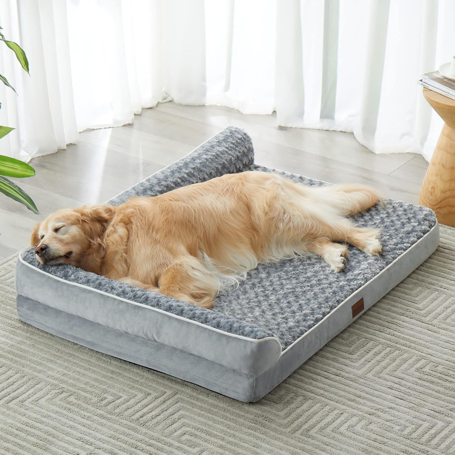 BFPETHOME Orthopedic Dog Beds for Large Dogs-Waterproof Sofa Dog Bed with Removable Washable Cover, Big Pet Bed with Waterproof Lining and Nonskid Bottom,Pet Bed for Large Dogs - Image 1
