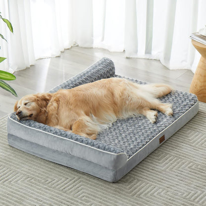 BFPETHOME Orthopedic Dog Beds for Large Dogs-Waterproof Sofa Dog Bed with Removable Washable Cover, Big Pet Bed with Waterproof Lining and Nonskid Bottom,Pet Bed for Large Dogs - Image 1