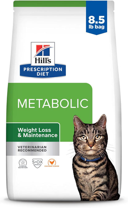 Hill's Prescription Diet Metabolic Weight Management Dry Cat Food, Chicken, 4 lb. Bag - Image 15