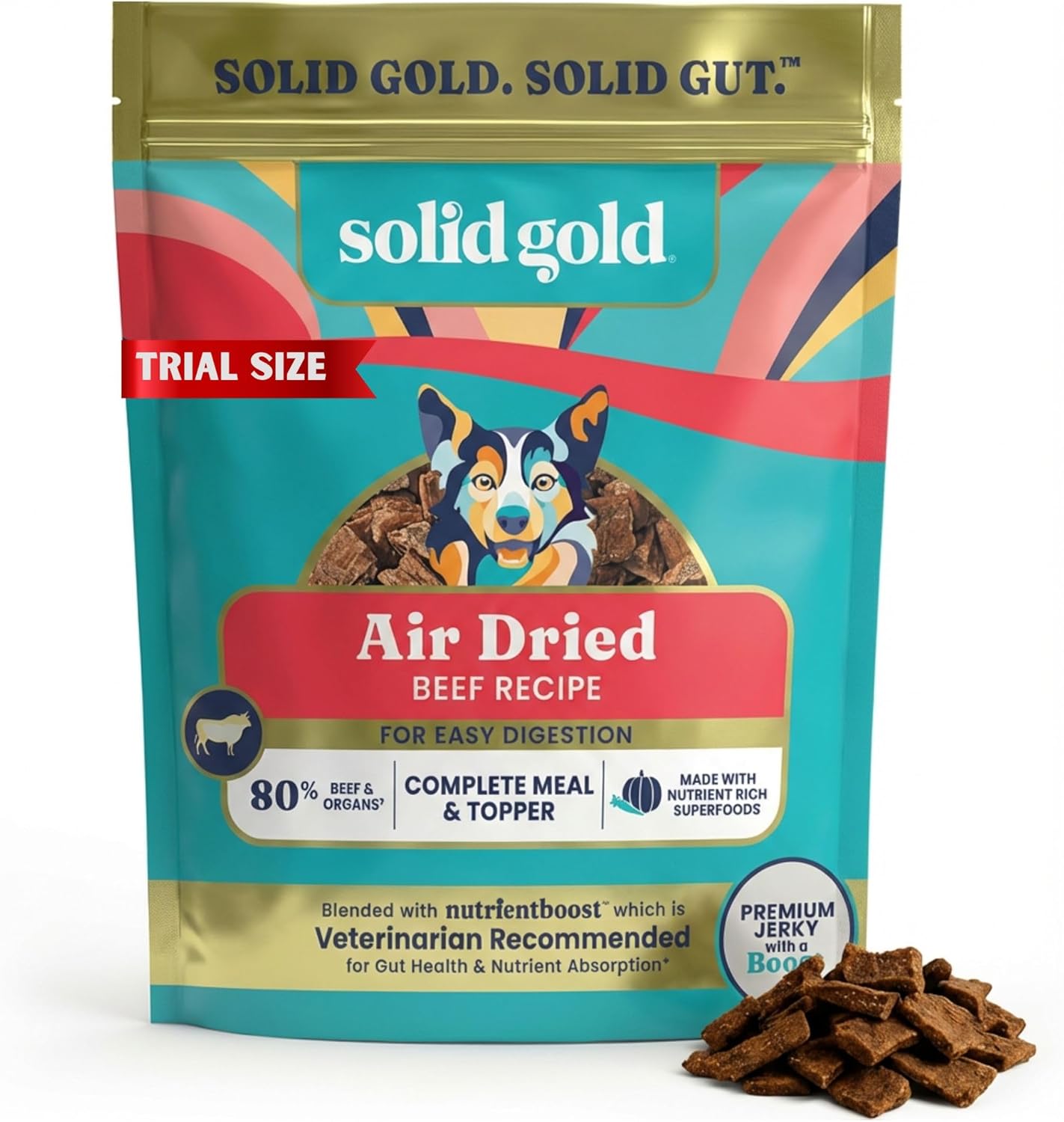 Solid Gold Air Dried Dog Food Toppers for Dry Food - Healthy Dog Treats w/Real Chicken & Superfoods - Serve as a Complete Meal, Topper or Treats - Supports Muscle Growth, Immunity & Digestion - 4oz - Image 13