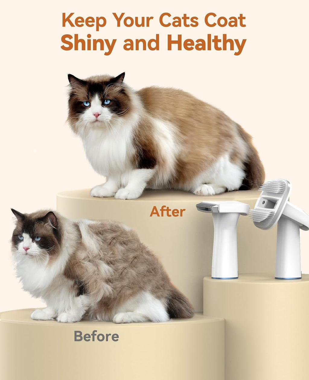 Oneisall grooming kit showing 1.5L dust cup and tools