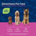 NaturVet urinary tract support product feeding direction details