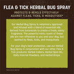 Earth Animal natural flea and tick spray held in hand