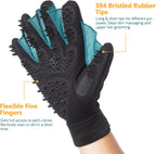 Cooljob grooming mitt showing adjustable wrist strap detail