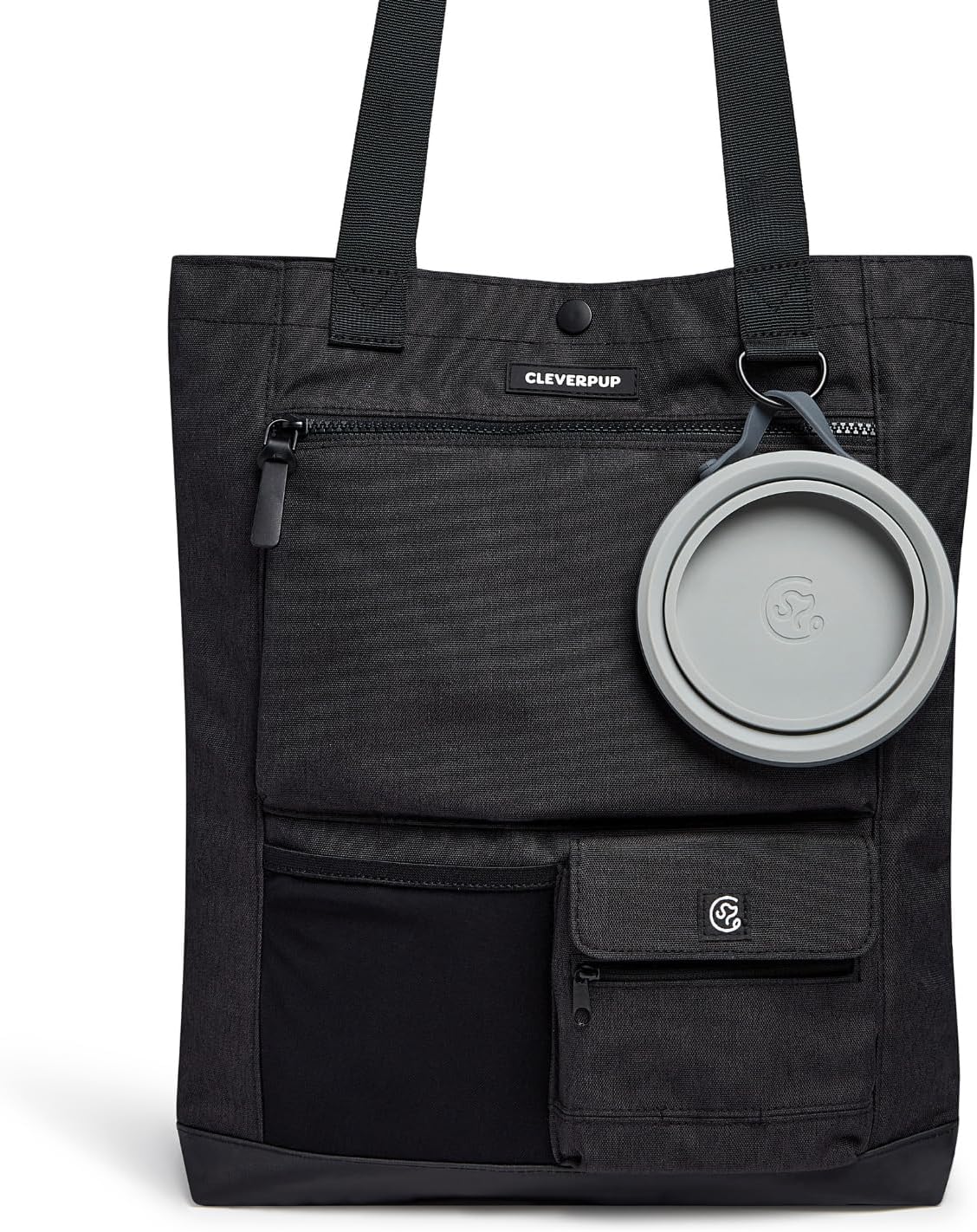 Cleverpup premium imported pet organizer tote bag full set view.