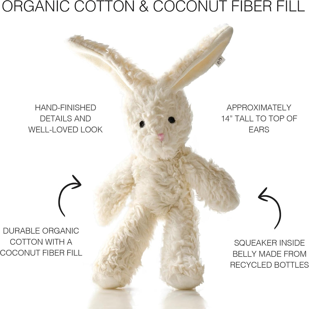Pet Passion eco-friendly bunny dog toy for interactive play