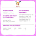 Chicken Hearts for Dogs | Cat Treats Freeze Dried, 100% Human Grade, Single Ingredient | High Protein Cat & Dog Food Toppers | No additives or Preservatives | Inspected & Tested in USA | 2.6 oz. - Image 9