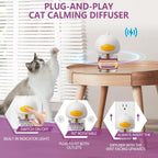 Safe kitten and cat calming plug-in set for multi pet households