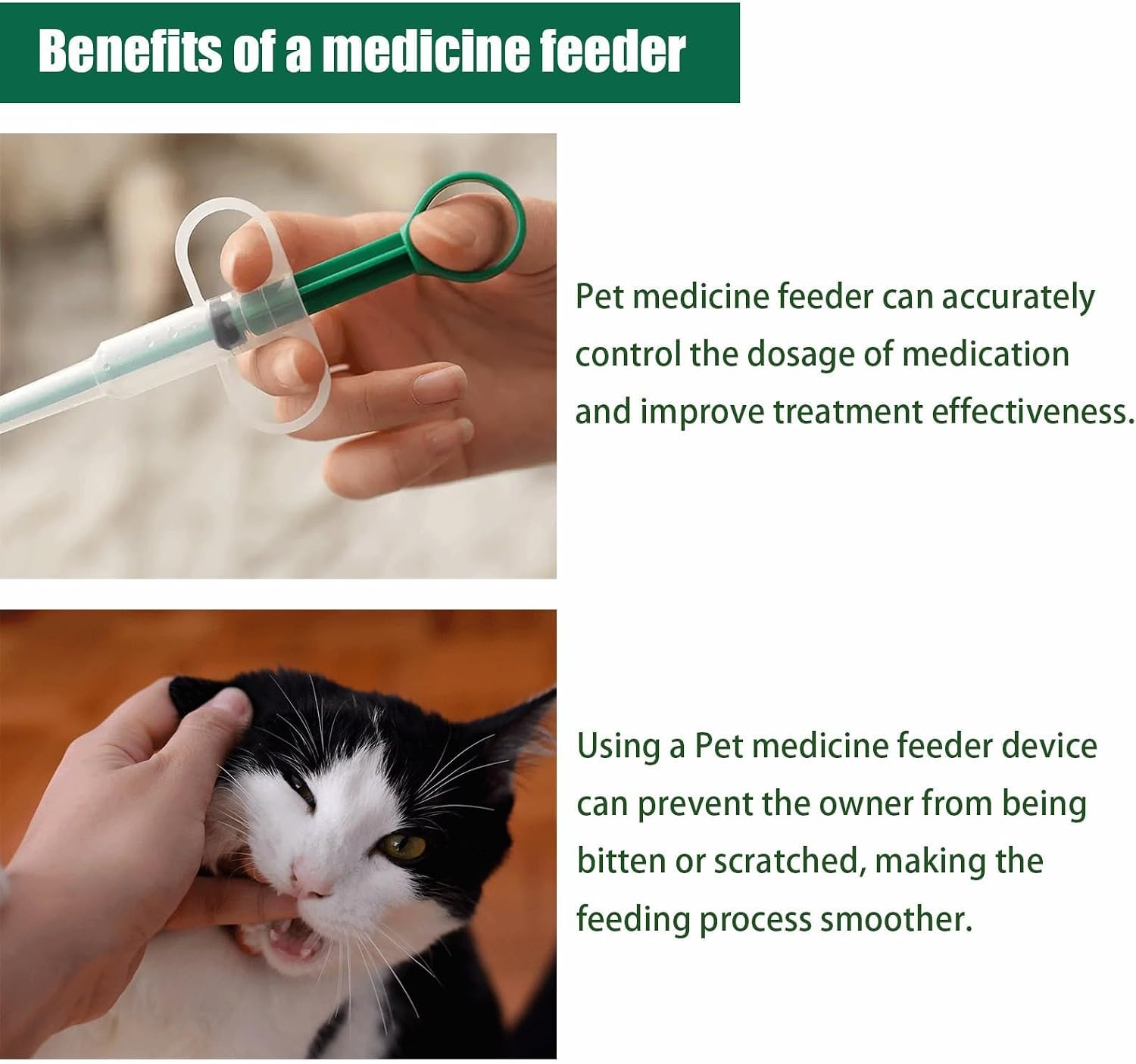 Naturahand reusable oral liquid syringe tool for nursing puppies and kittens