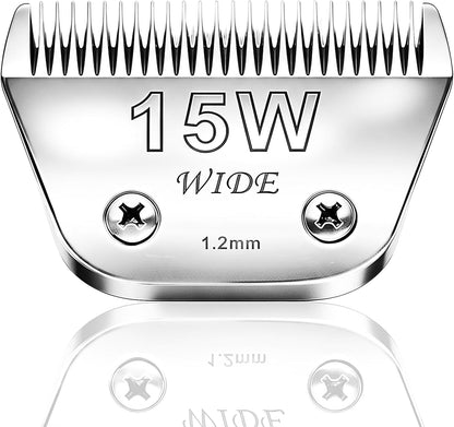 4pcs Dog Grooming Blades Compatible with Andis Dog Clippers,Detachable Ceramic Blade & Stainless Steel Blade (3FC+4FC+5FC+7FC) - Image 9