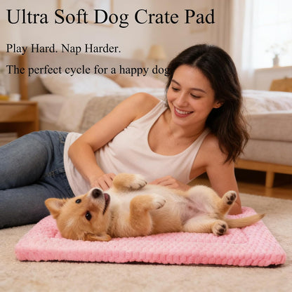 Zutbouc dog kennel pad soft plush side detail