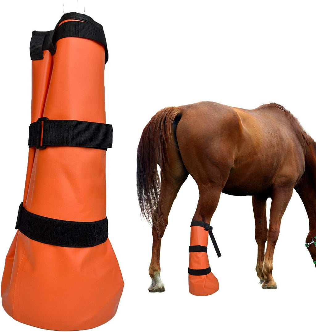 yeezo Hoof Soaking Boot Horse Soaker Hooves Treatment Bag with EVA Pad 1 Pair - Image 10