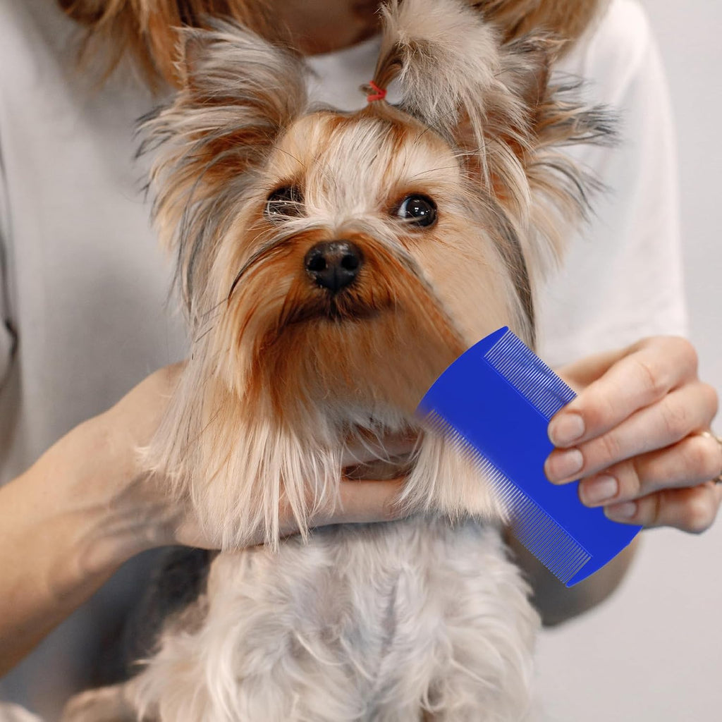 Lemecima professional pet grooming fine tooth comb set for nit extraction