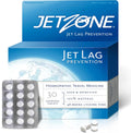 Marca JetZone Jet Lag Remedy front view of the packaging for travel fatigue relief.