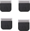 Generic 4X pet hair replacement blade front view showing white ceramic teeth and black housing