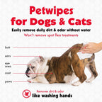 Petkin Big n Thick deodorizing pet wipes for daily cleaning