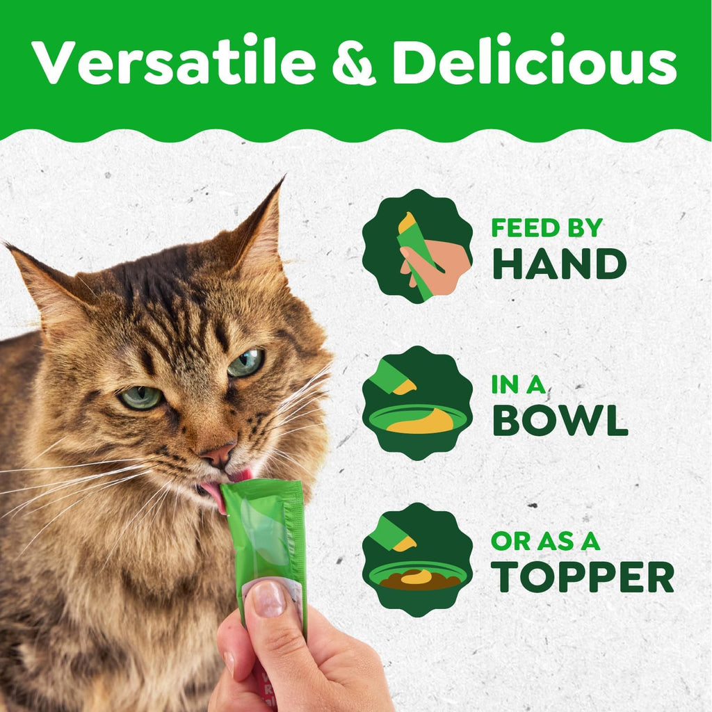 Nutrition facts and ingredient label of Greenies cat treats