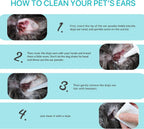 Zixaok pet ear powder bottle showing precision nozzle tip
