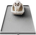 Hicooi silicone cat litter mat front view trapping scattered litter.