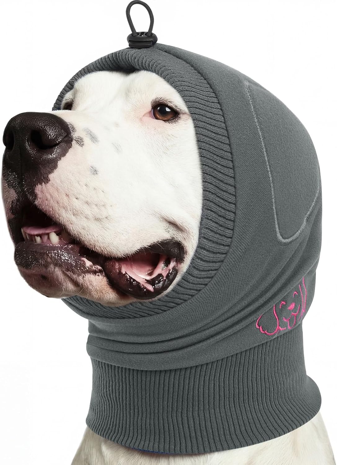 KOESON Adjustable Dog Calming Hoodie, No Shake Ear Wraps for Dogs with Sound-Absorbing Pads, Strechy & Soft Dog Ear Muffs Noise Protecion, Pet Head Covers for Thunder, Firework, Separation, Hematoma - Image 9