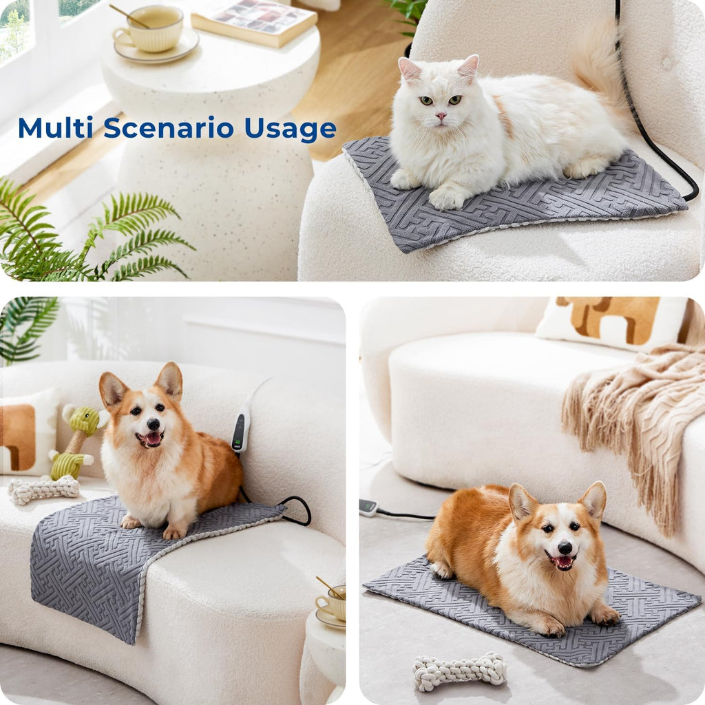 ZOMISIA waterproof pet warming mat fleece cover removal process