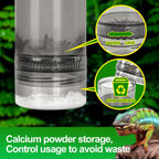SUKEOPet cricket shaker container with transparent body