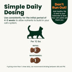 VetriScience Healthy Hip & Joint Chews, GlycoFlex Glucosamine and Green-Lipped Mussel Joint Support Supplement for Cats, Promote Mobility and Protect Joints, Chicken, 60 Count - Image 10