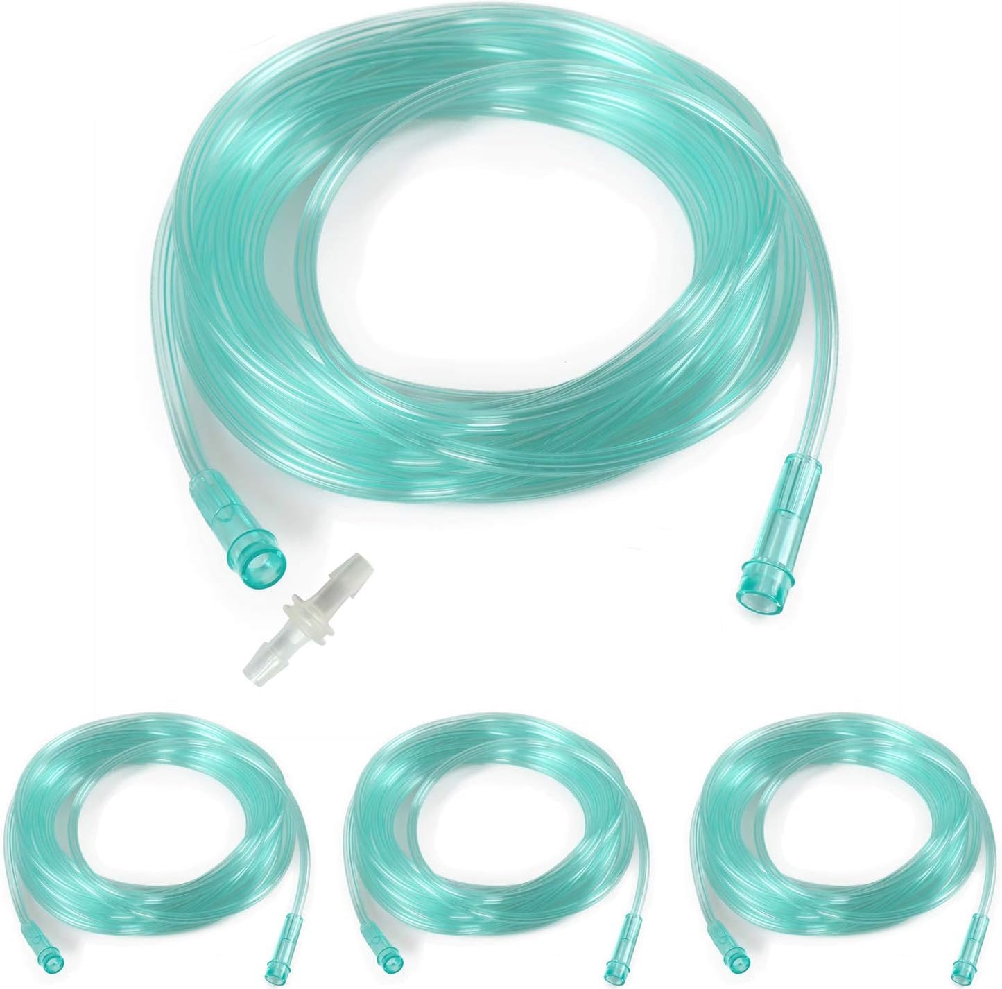 HXZSYT 3 Pack Oxygen Tubing front view medical grade supply line