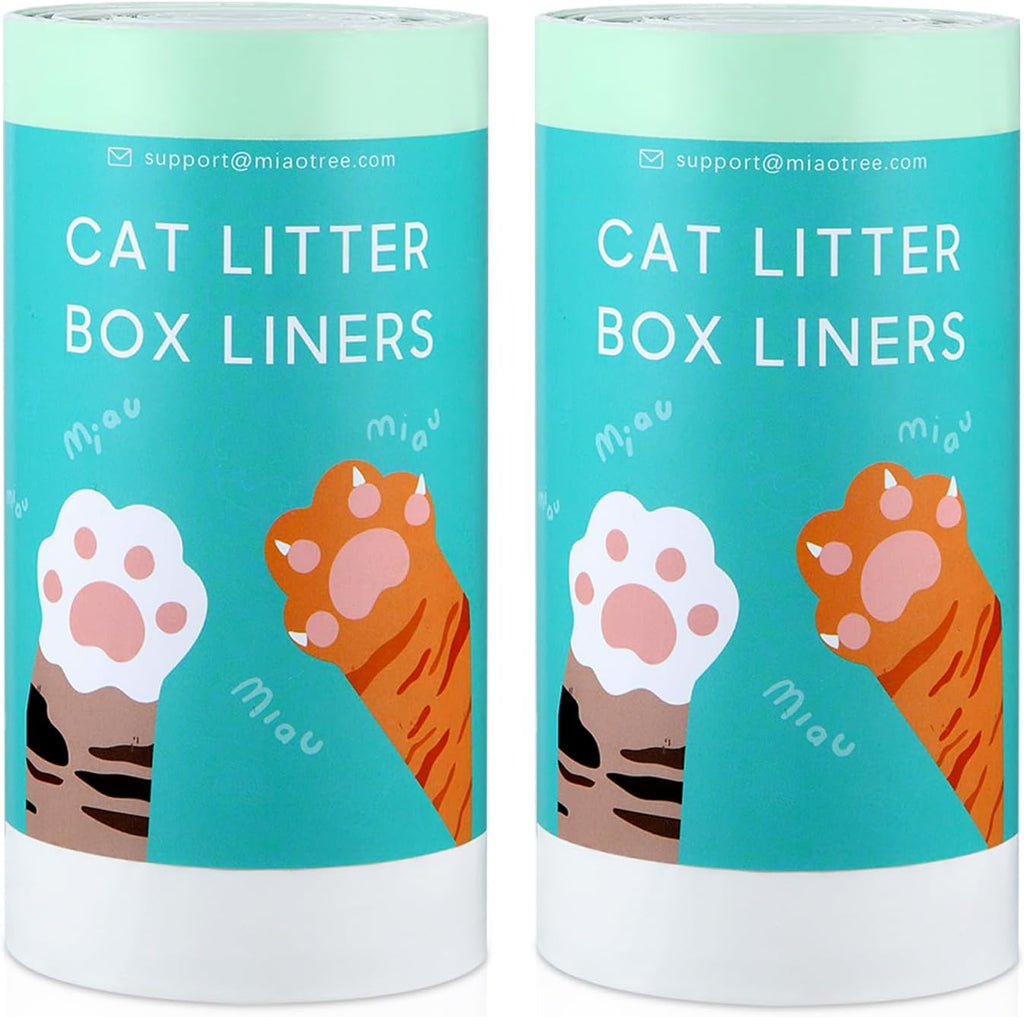 Infographic showing the forty-six by nineteen inches dimensions of the extra large kitty litter bags.