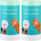 Infographic showing the forty-six by nineteen inches dimensions of the extra large kitty litter bags.